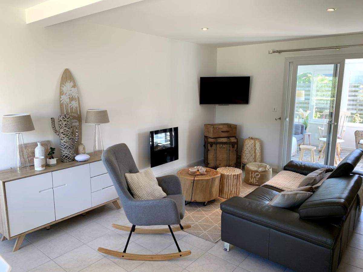 L'Escale 551, Gite Santec A 250M De La Plage エクステリア 写真