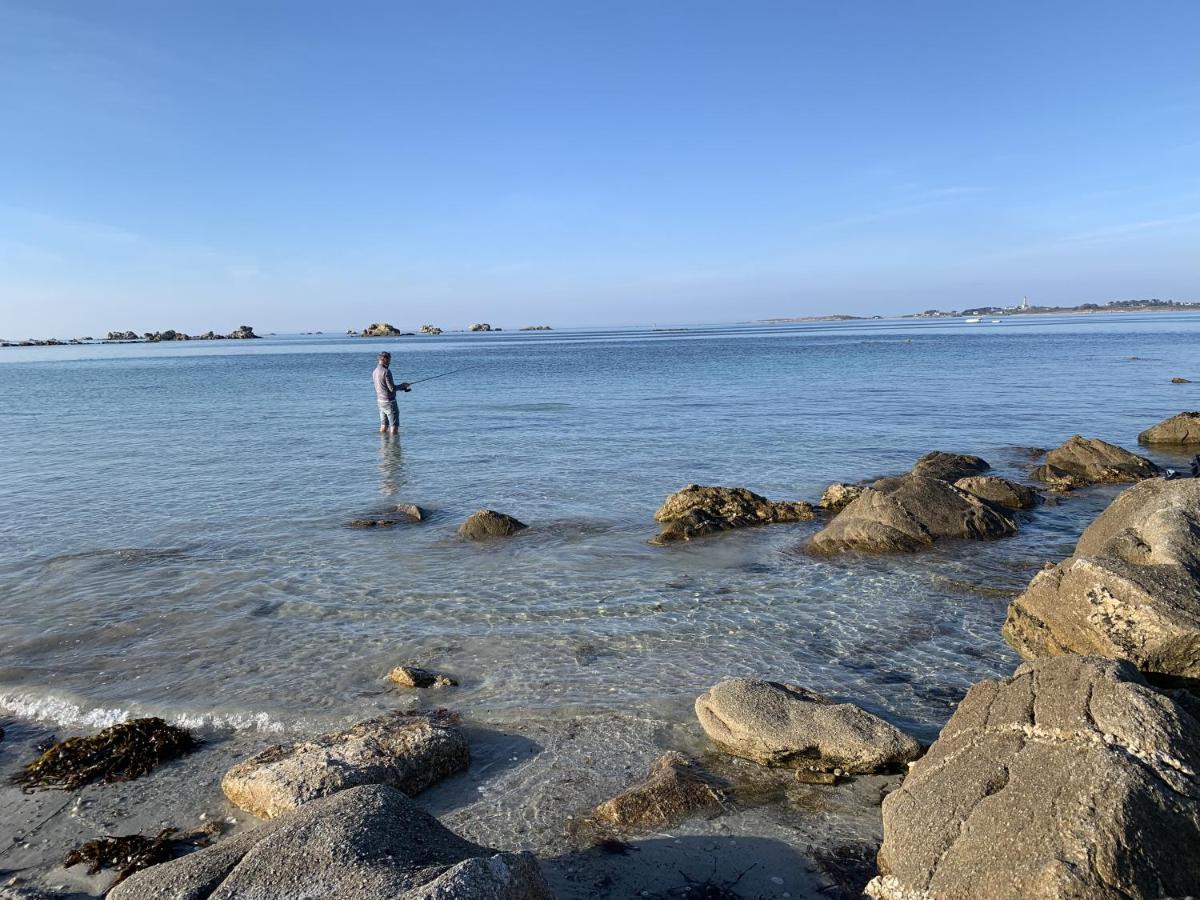 L'Escale 551, Gite Santec A 250M De La Plage エクステリア 写真