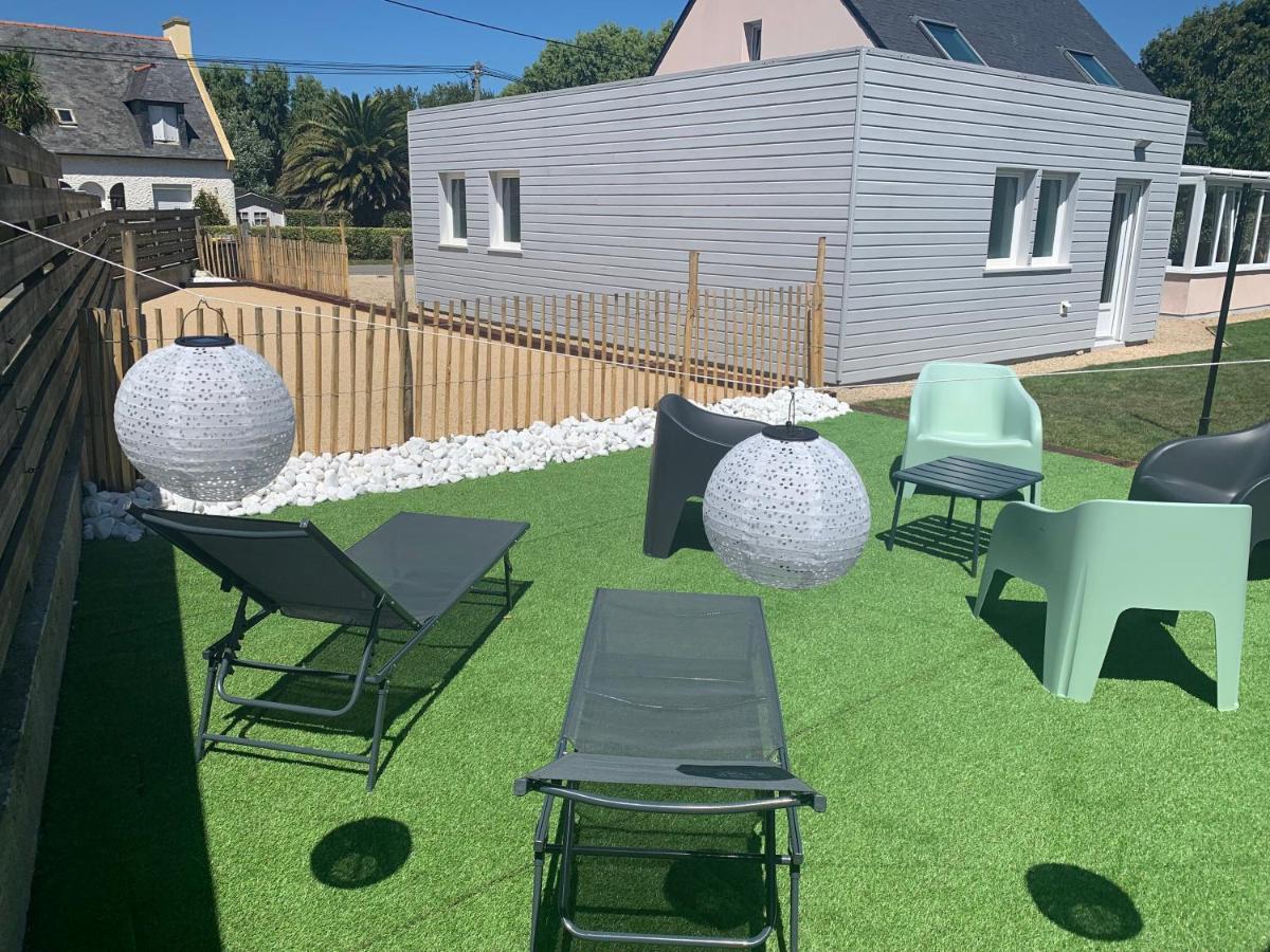 L'Escale 551, Gite Santec A 250M De La Plage エクステリア 写真